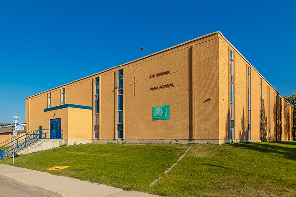 E.D. Feehan High School is located in the Westmount neighbourhood of Saskatoon.